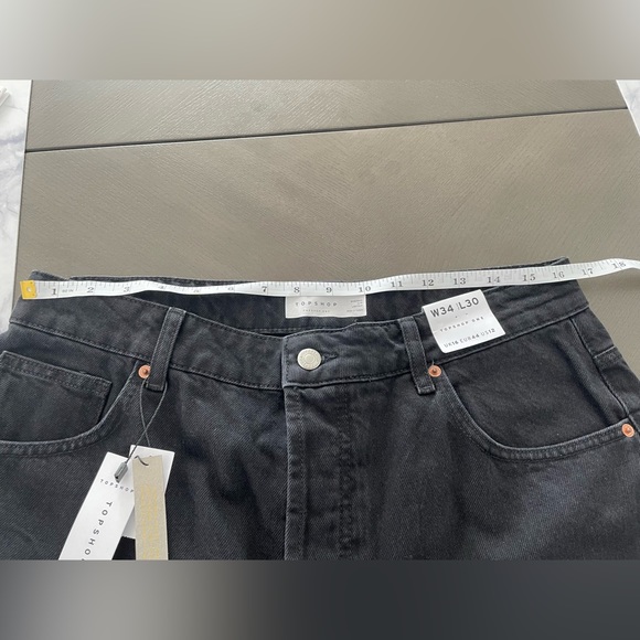 Black Topshop One oversized mom jeans size 34 - Picture 11 of 13